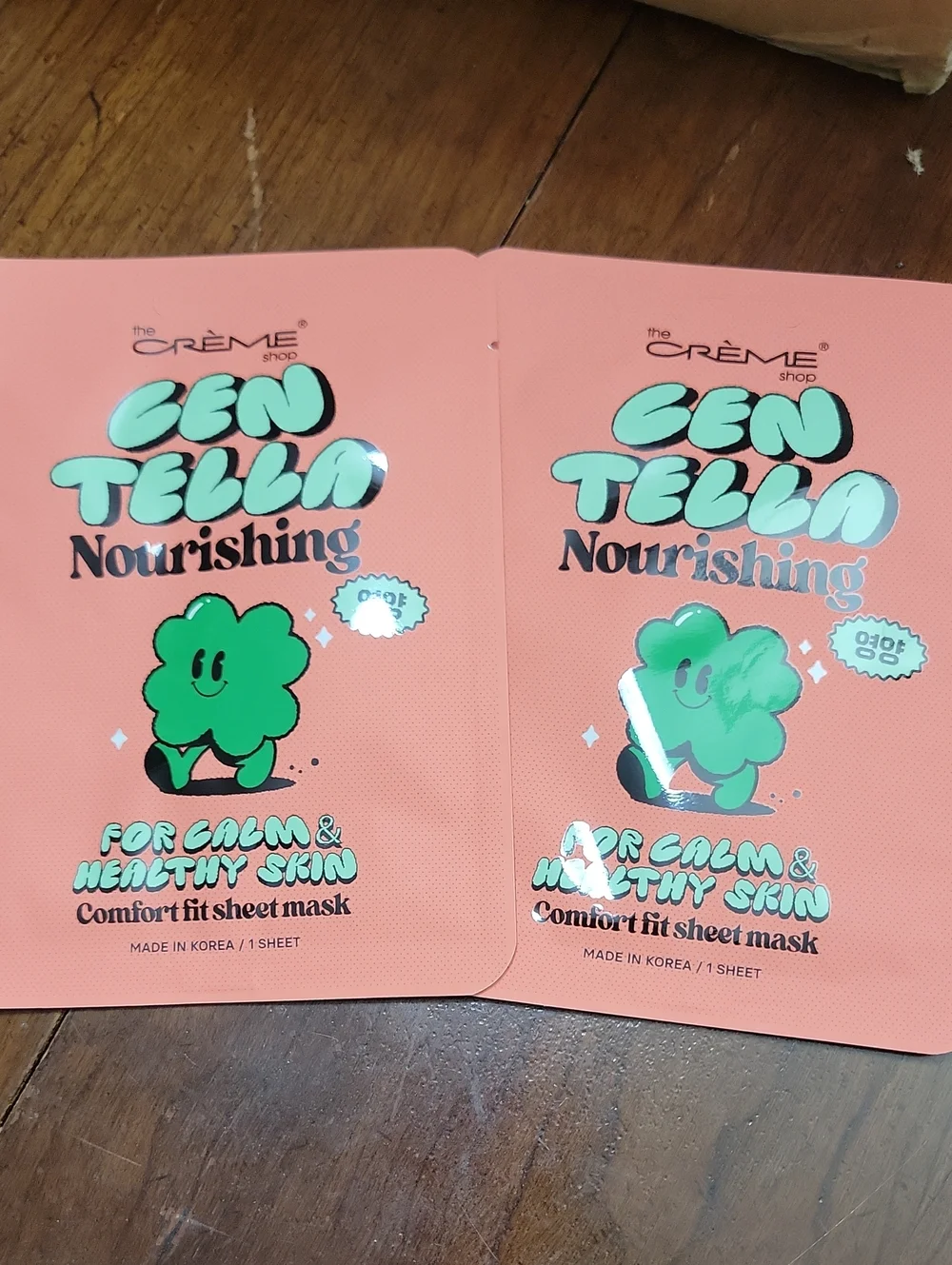 Creme shop centella centella nourishing sheet mask